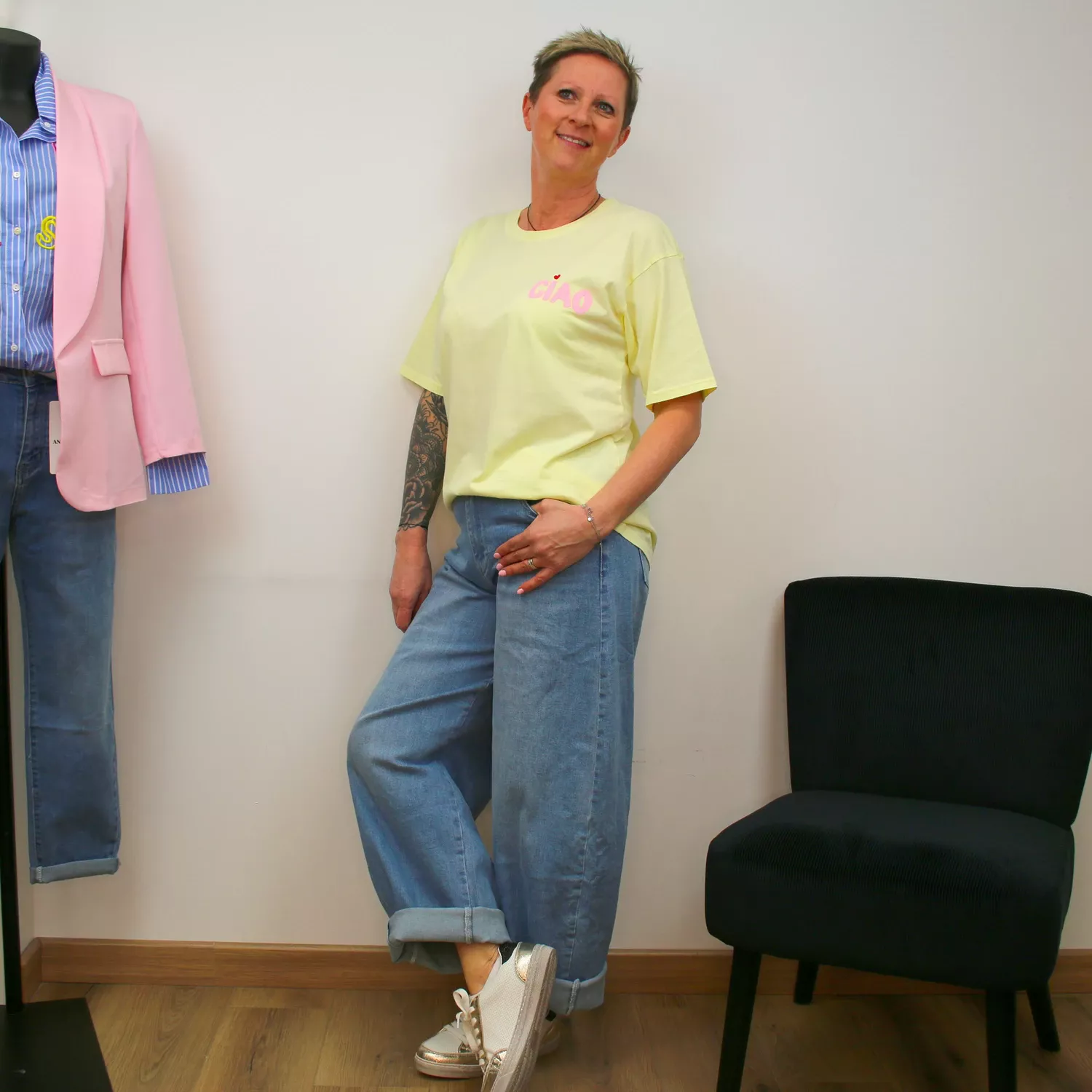 Tshirt Ciao Jaune – Image 2