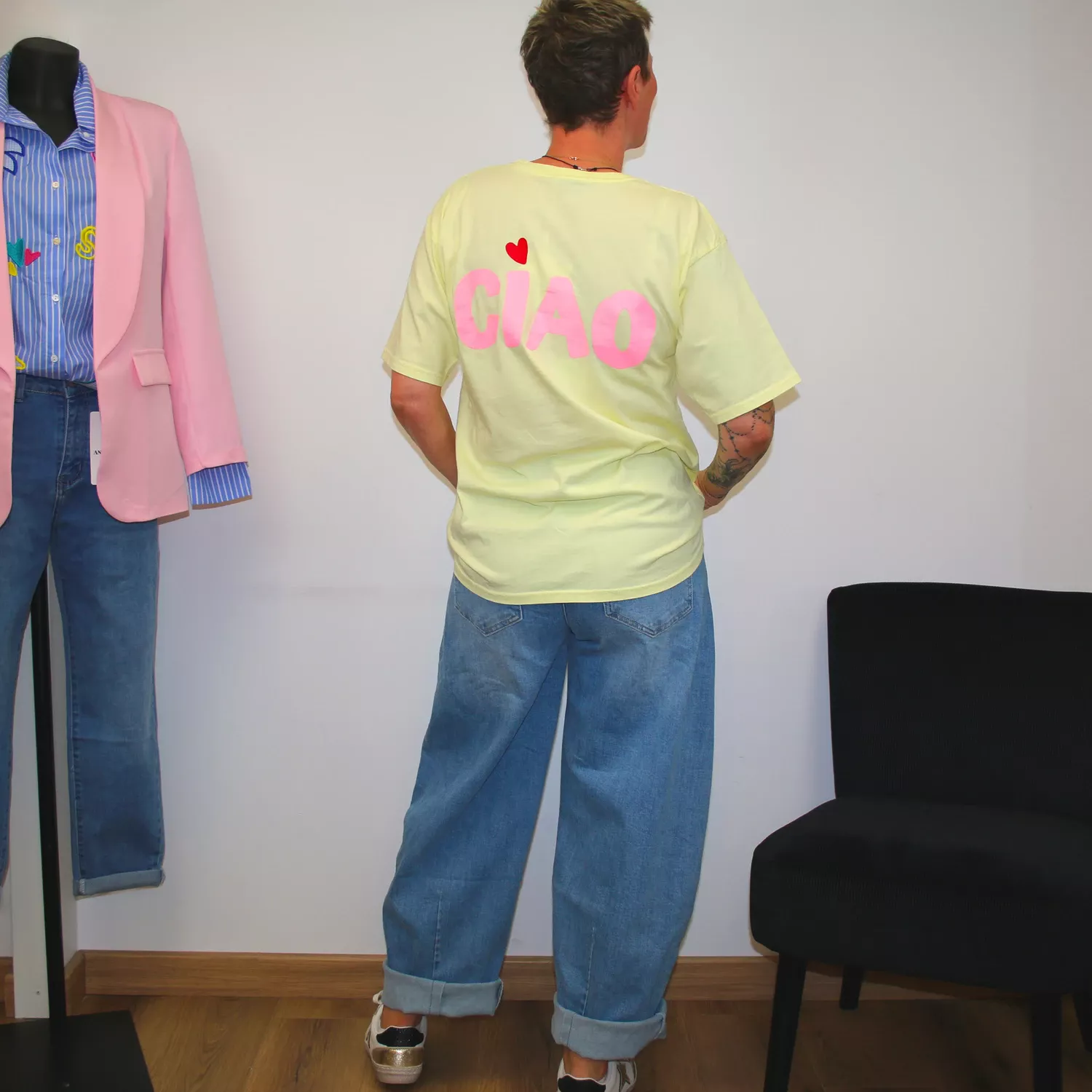 Tshirt Ciao Jaune – Image 3
