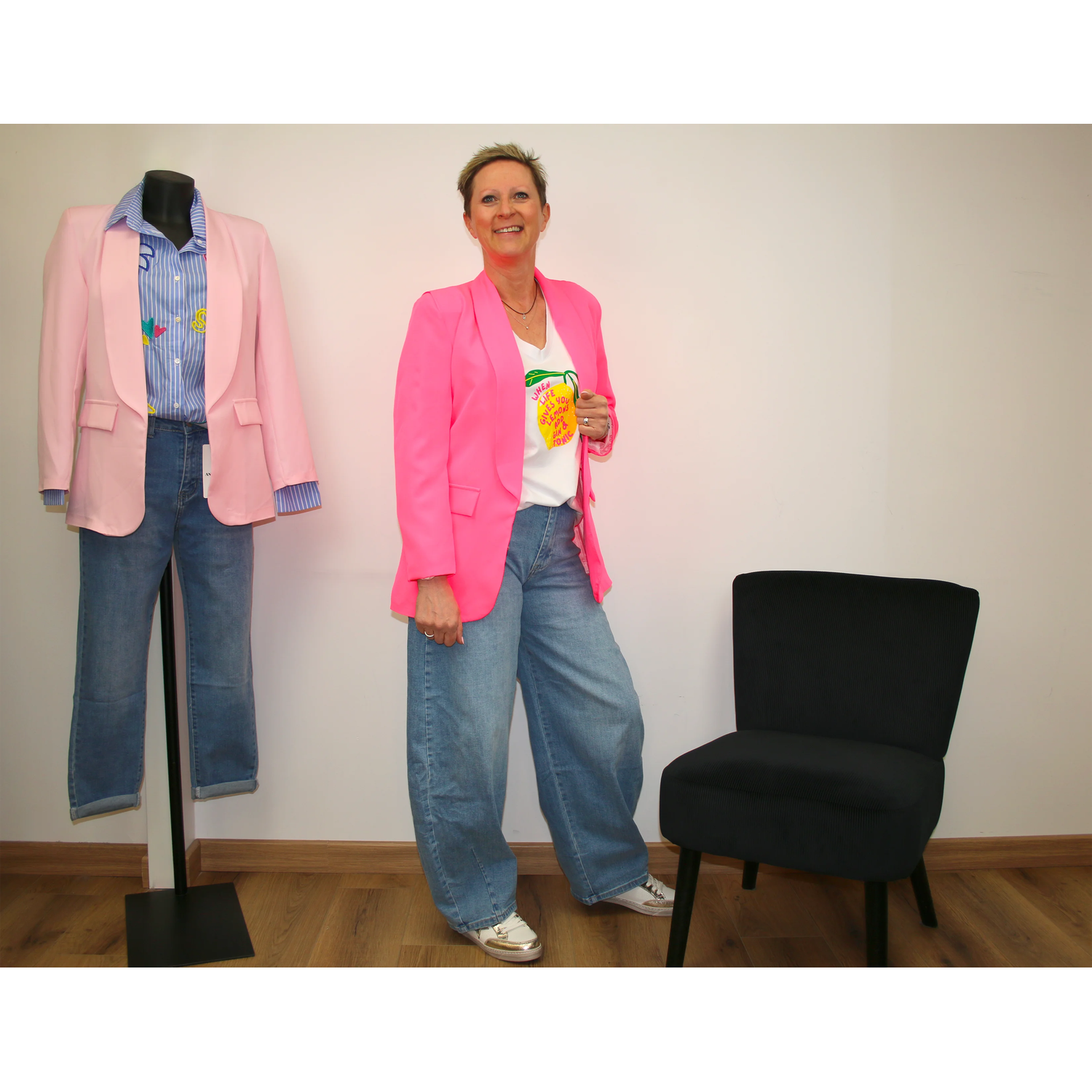 Veste flashi rose